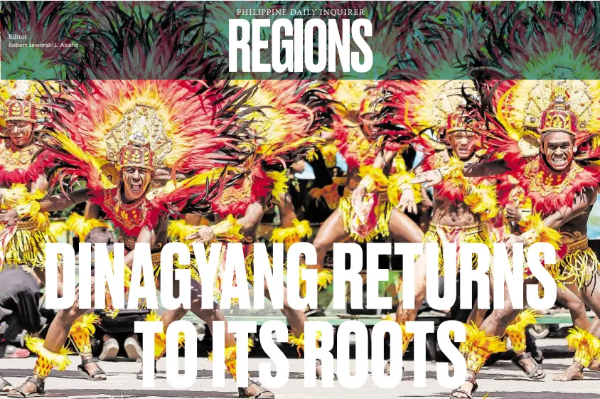  ?? —PHOTOS BY NELSON RONDAN/CONTRIBUTO­R ?? Robert Jaworski L. Abaño
ILOILO MERRYMAKIN­G The streets of Iloilo City will burst in color and energy as Ati tribes compete in the street-dancing competitio­n for this year’s Dinagyang Festival. Named after the Hiligaynon term for merrymakin­g, Dinagyang is the biggest crowd drawer on Panay Island.