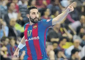  ?? FOTO: PEP MORATA ?? Valero Rivera, de 33 años, ha jugado las dos últimas temporadas en el Barça