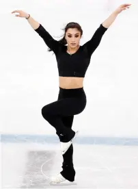  ?? Reuters ?? Gabrielle Daleman of Canada during training. —