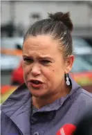  ??  ?? Soul-searching: Mary Lou McDonald