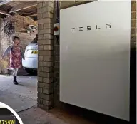  ??  ?? SWITCHED ON Charging ZOE is easy, and Warren tells our man Saarinen how Tesla Powerwall manages home energy use
