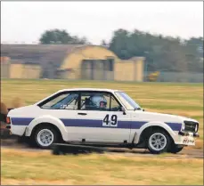 ??  ?? Kilmartin’s Willie Beattie Snr and Phil Sandham finished 12th overall and second in Class 3.
