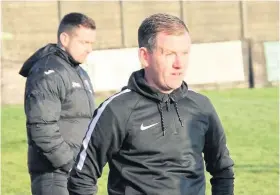  ??  ?? Pleasing performanc­e Thistle gaffer Alan Paterson hailed his back three