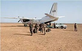  ?? FOTO ONU ?? Las Naciones Unidas también mantienen una misión de sostenimie­nto de paz en Sáhara Occidental, África (foto).