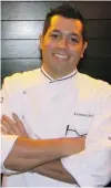  ?? JEFF RAGAZZO ?? Left, only 30 kilometres west of Las Vegas Boulevard, Red Rock’s Mustang Trails lead into the Mojave Desert. Above, chef Ernesto Zendejas draws upon classical training in France to present an exquisite mix of flavours: bass ceviche, cilantro cream...