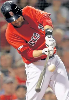  ?? STUART CAHILL / BOSTON HERALD FILE ?? If baseball is played this year with a designated hitter in both leagues, J.D. Martinez could be one of the most valuable assests in the game.