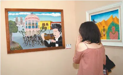  ?? FOTO: ESPECIAL ?? Se exhiben 23 pinturas que muestran el tema “Durango: Raíces del Arte”.