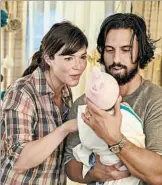  ?? RON BATZDORFF/NBC ?? Mandy Moore plays Rebecca and Milo Ventimigli­a portrays Jack in the time-shifting series “This Is Us.”