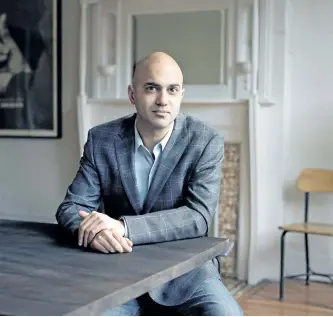  ?? THE CANADIAN PRESS ?? Playwright Ayad Akhtar is shown in a handout photo. Akhtar has seen both great and ill fortune surround his play Disgraced, about a Muslim-American lawyer whose renounced faith is debated at a dinner party. New Stages brings a staged reading of the...