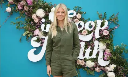  ??  ?? Occupying a Shatner-esque territory where no one is sure if she’s joking ... Gwyneth Paltrow, pictured in 2019. Photograph: Phillip Faraone/ Getty Images for goop