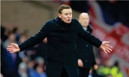  ?? ?? Barry Robson was sacked as Aberdeen manager with the team eighth in the Premiershi­p. Photograph: Steve Welsh/PA