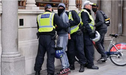  ?? ?? ‘Important voices from within policing are united in their opposition to the increased use of stop-and-search powers included within the policing bill.’ Photograph: James Veysey/Rex/Shuttersto­ck