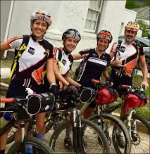  ?? (DR) ?? Capucine, Léna, Emmanuelle et Jean-baptiste Wiroth vont se lancer dans cette aventure sportive et familiale.