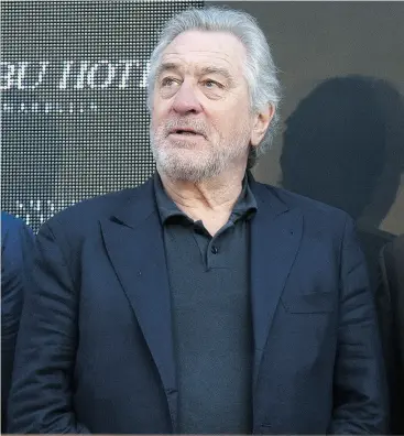  ?? DYD FOTOGRAFOS / FUTURE IMAGE / WENN.COM FILES ?? Robert De Niro’s Nobu Hospitalit­y is putting up a two-tower condo in Toronto’s entertainm­ent district.