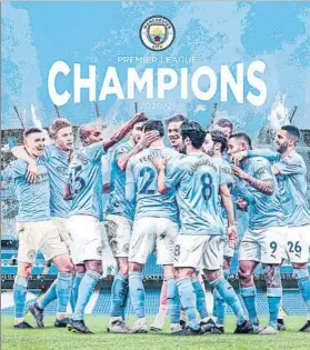  ?? FOTO: MANCITY ?? El City, campeón por séptima vez
Tres de ellas a las órdenes de Pep Guardiola