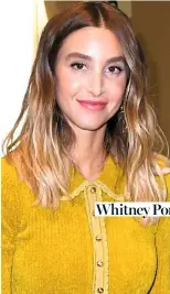  ??  ?? Whitney Port