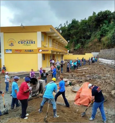  ?? PHOTO PROVIDED ?? The second campus of Cecaini School in Rio Grande, Dominican Republic, where Gladys Cruz will be building an addition as part of the 20th annual Lifetouch Memory Mission.