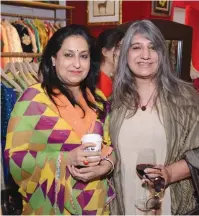  ??  ?? Alka Rani Singh with Kamini Singh