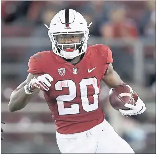  ?? EZRA SHAW — GETTY IMAGES ?? Stanford’s Bryce Love was held to 29yards against San Diego State after rushing for 2,118last year.