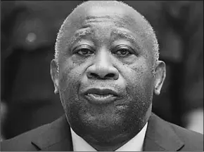  ??  ?? De voormalige president van Ivoorkust, Laurent Gbagbo. (Foto: NU)