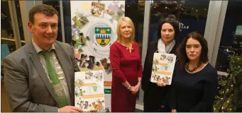  ??  ?? At the launch of the Kerry County Council Community Support Fund for 2018 at the Tralee Bay Wetlands Centre on Thursday evening were, l-r: Cathaoirle­ach Cllr John Sheahan, Helena Switzer (Community Unit), Chief Executive Moira Murrell, and Niamh...