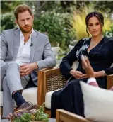  ??  ?? Interview: The Sussexes on Oprah