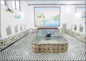  ?? STEPHANIE CROHIN VIA AP ?? Traditiona­l baths and murals are shown in Kasuga onsen, or hot spring bath, in Matsuzaka, Japan.