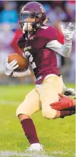  ?? AMY SHORTELL/THE MORNING CALL ?? Whitehall’s Allen Negrete is one of the EPC South’s top returning wide receivers.