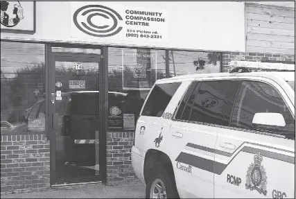  ?? Truro daily news PHoto ?? Three medical marijuana dispensari­es in Bible Hill were raided and shut down by the RCMP on Friday, including two on Pictou Road and one on Main Street. More details are to be forthcomin­g.