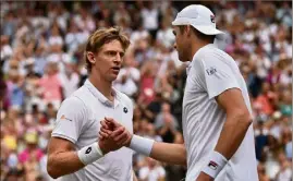  ??  ?? Le huitième mondial a remporté le deuxième match le plus long de Wimbledon et de l’histoire. (Photo AFP)