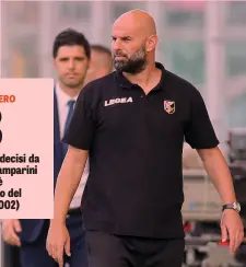  ?? LAPRESSE ?? Roberto Stellone, 41 anni (sopra): era già stato sulla panchina del Palermo da fine aprile a giugno. A destra, Bruno Tedino, 54