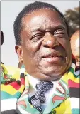  ??  ?? President Mnangagwa