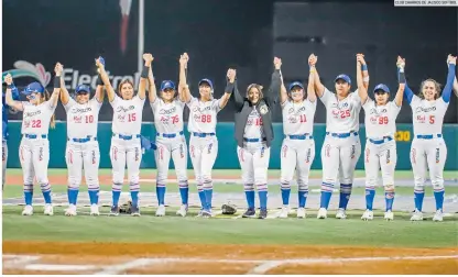  ?? CLUB CHARROS DE JALISCO SOFTBOL ?? RECEPCIÓN. La Liga Mexicana de Softbol ha tenido una exitosa temporada inaugural, con el objetivo de seguir creciendo los próximos años.