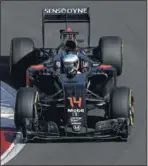  ??  ?? Alonso, en su McLaren.