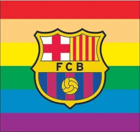  ??  ?? Orgullo y respeto El Barça se sumó a las críticas contra la UEFA con esta imagen reivindica­tiva