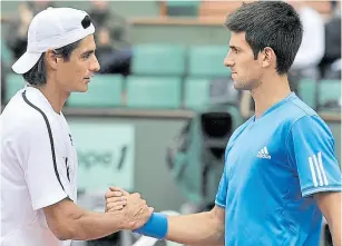  ??  ?? Lapentti y djokovic no pueden trabajar juntos en el consejo de Jugadores