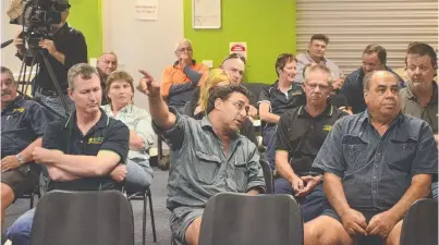  ?? ?? A Burdekin farmer expresses his concerns about the impacts Reef Regulation­s on the region’s cane farmers. Picture: Satria Dyer-darmawan