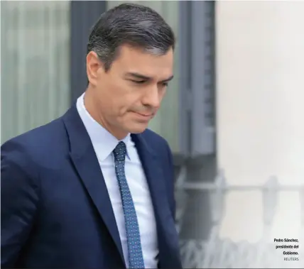  ?? REUTERS ?? Pedro Sánchez, presidente del
Gobierno.