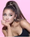  ??  ?? ARIANA GRANDE: Turning 27