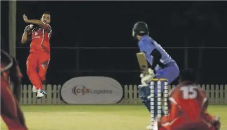  ?? Cricket Scotland; Pawan Singh / The National ?? Habib Ghazi, above, bowling to Sohail Tanvir at a tournament in Dubai; playing club cricket, left, in Scotland; pictured, right, at the ICC Cricket Academy in Dubai Sports City in Dubai