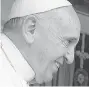  ??  ?? Pope Francis