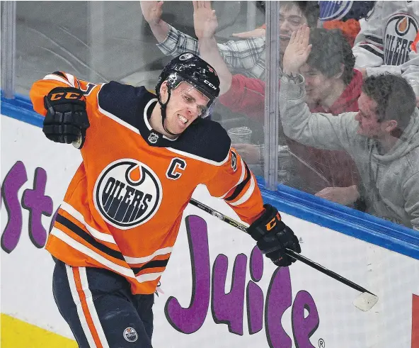  ?? ED KAISER/FILES ?? They are plenty of contenders for the honour, but if you are fine with the Hart simply recognizin­g the best player, then Edmonton Oilers captain Connor McDavid should win in a walk, writes Scott Stinson.