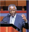  ?? Picture: Thapelo Morebudi ?? Former president Thabo Mbeki says those who oppose the step-aside rule are antiANC.