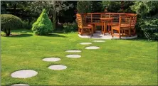  ??  ?? SITTING PRETTY: A little bit of imaginatio­n goes a long way when it comes to giving your garden a makeover.