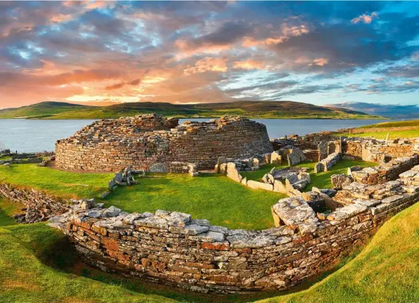  ??  ?? Broch of Gurness, an Iron Age village in the Orkney Islands
