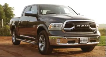 ?? JIL MCINTOSH FOR THE TORONTO STAR ?? Big Ram trucks and minivans dominate FCA’s gas-guzzling lineup, although fuel mileage is getting better.