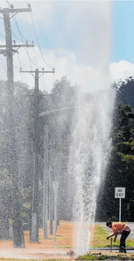  ?? Photo / Rotorua Daily Post ?? New Zealand has about $100b of water infrastruc­ture alone, much of which is overdue for renewal.