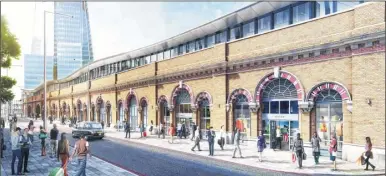  ?? Picture: Network Rail ?? An artist’s impression of the St Thomas Street facade of the station