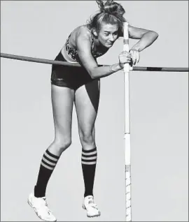  ?? Steve Galluzzo For The Times ?? WESTLAKE’S Paige Sommer cleared 13-8 to win the pole vault. The Duke-bound senior set the national outdoor record with a height of 14-8.50 in April.