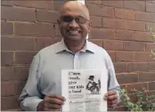  ??  ?? Raj Isaac, a retired teacher and lecturer, with a copy of the Daily News article from 1995. RIGHT: How the Daily News covered the story.